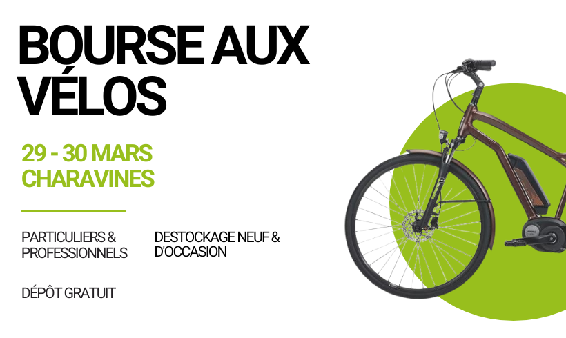 BOURSE AUX VÉLOS – 29 & 30 Mars 2025